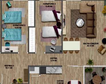 PLANOS Y MATERIALES NUEVA PROMOCION INMOBILIARIA. CENTURY 21